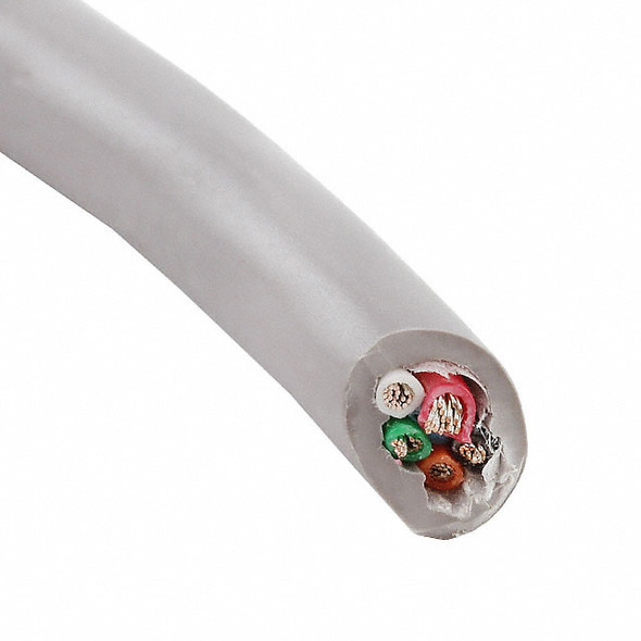 Alpha Wire 1898/5C SL001 Cable 5Cond 18Awg Slate 1000' | American Cable Assemblies